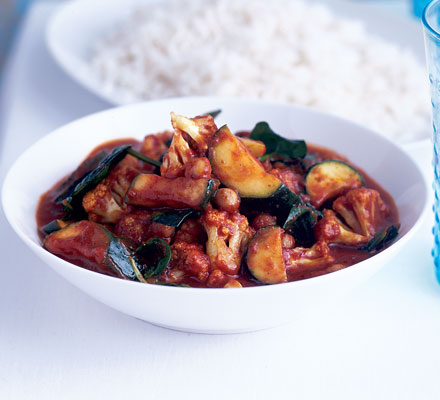 Sweet & hot vegetable curry
