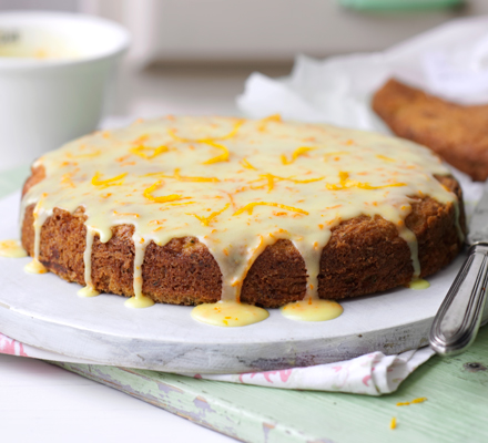 Carrot, courgette & orange cakes
