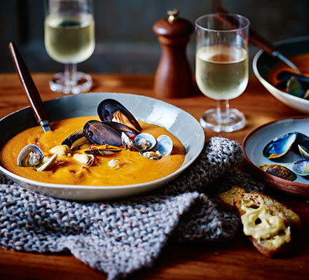 Shellfish soup