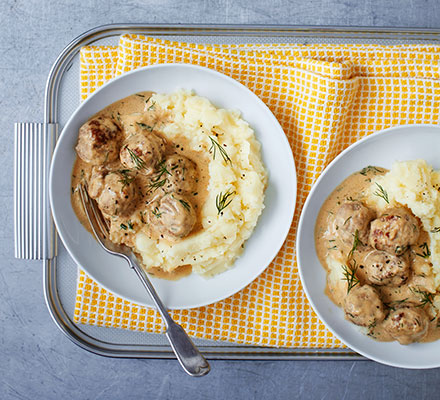 Swedish-style sausage meatballs