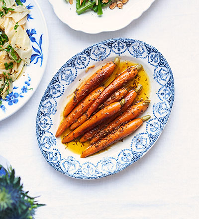 Cumin-spiced roasted carrots