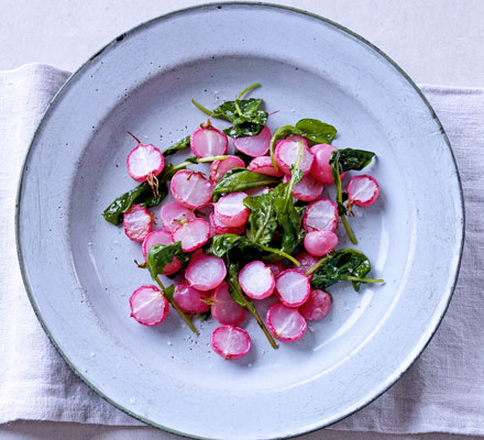 Simple roast radishes