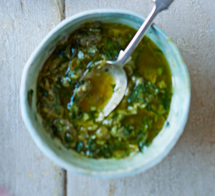 Salsa verde (green sauce)