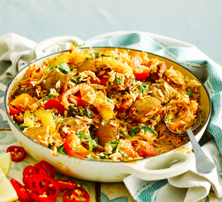 Peri-peri chicken pilaf