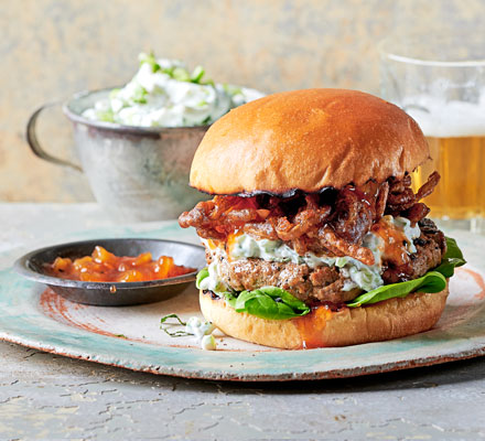 Bhaji burger