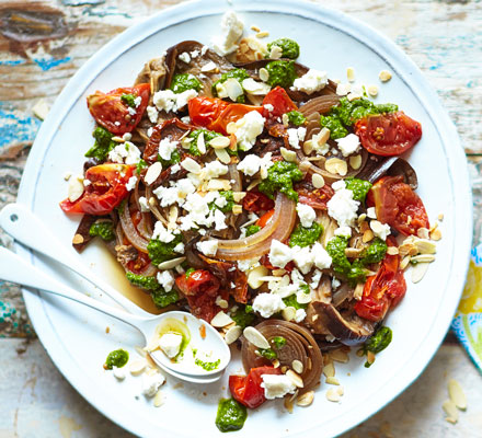 Slow cooker aubergines