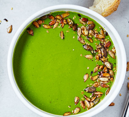 Spinach & watercress soup