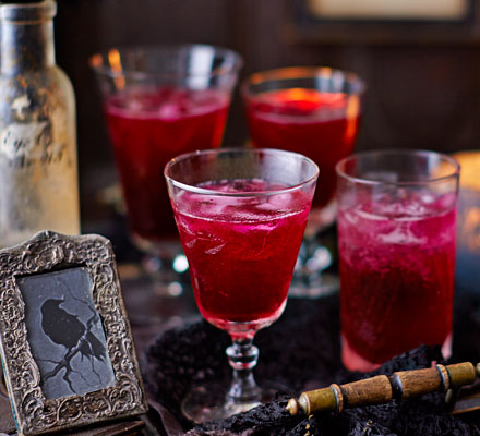 Blood beetroot cocktails