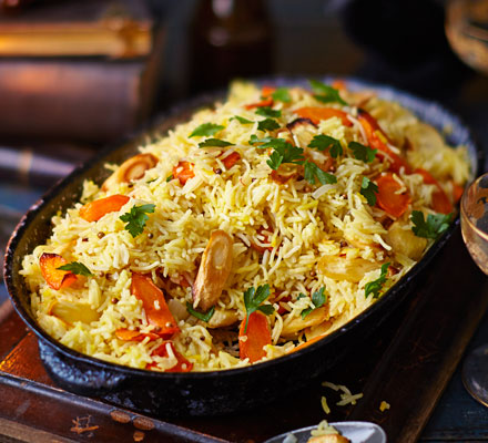 Root vegetable rice