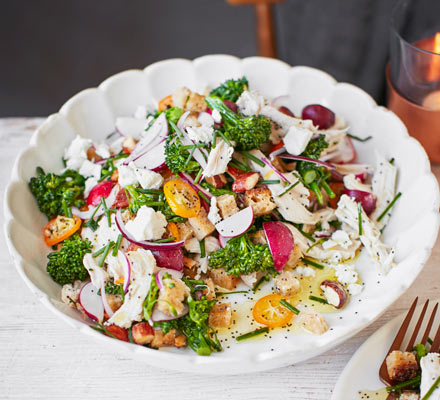 Chicken & kumquat salad