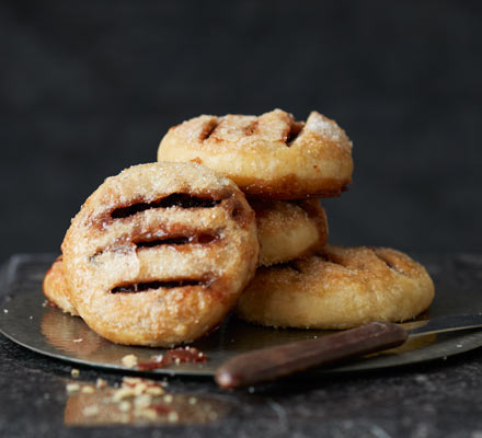 Mini port-spiked Eccles cakes
