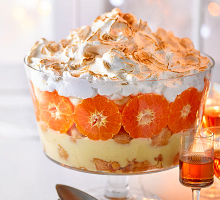 Eggnog trifle