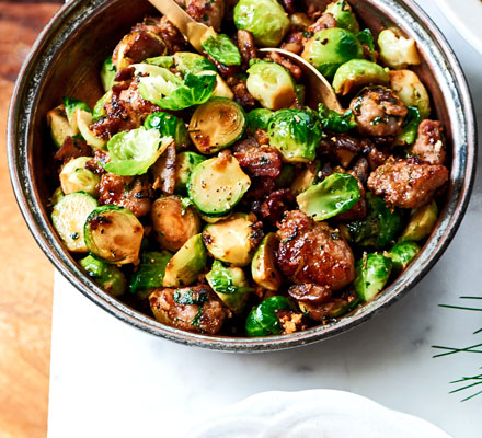 Stuffing sprouts