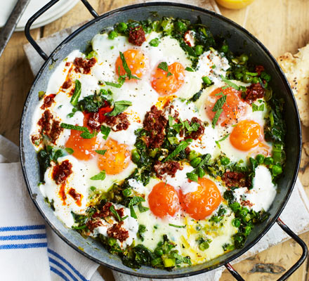 Green shakshuka - Good Food Middle East