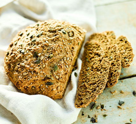 Seeded wholemeal soda bread