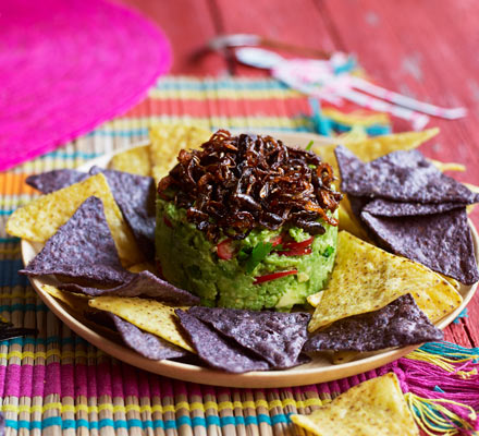 Cricket topped guacamole