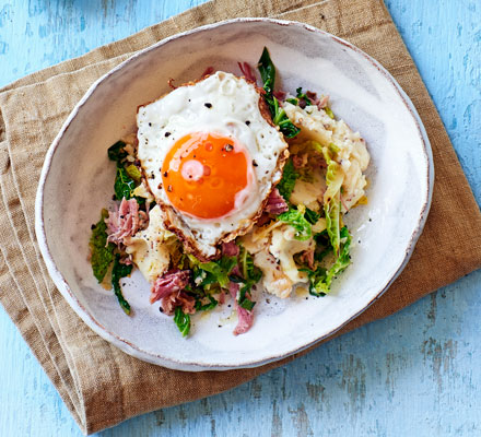 Ham hock colcannon