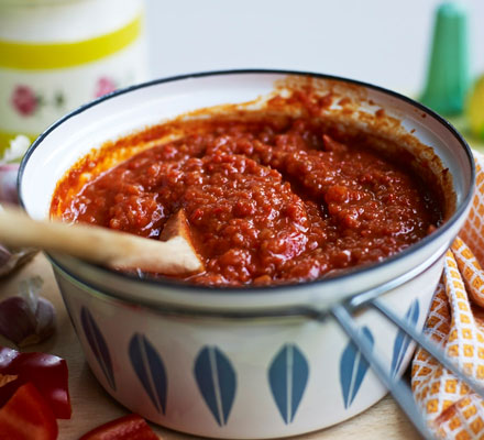 Really easy roasted red pepper sauce