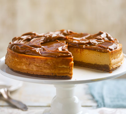 Salted caramel cheesecake