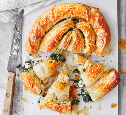 Nettle spanakopita