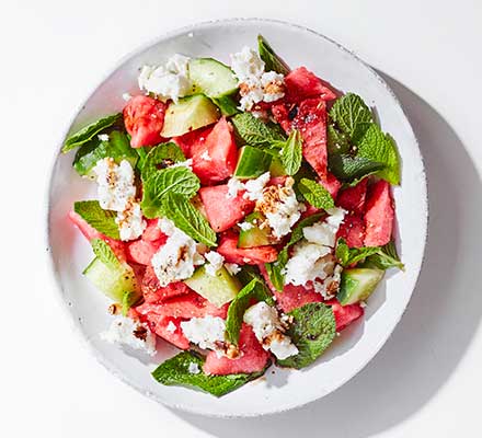 Watermelon & feta salad