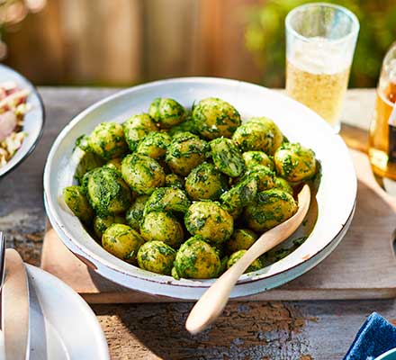 Herby potato salad