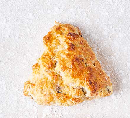 Prune & almond scones