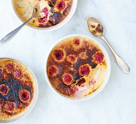 Raspberry brûlée