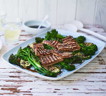 Vegan BBQ teriyaki tofu