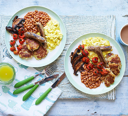 Vegan fry-up