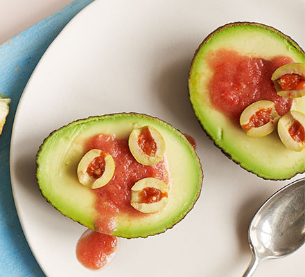 Avocado with Virgin Mary dressing