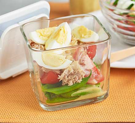 Tuna Niçoise protein pot