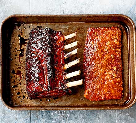 Malt-glazed roast pork & crackling