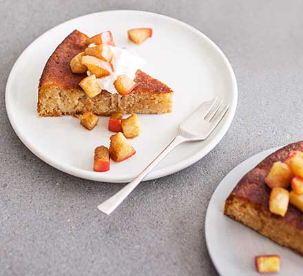 Apple & almond cake