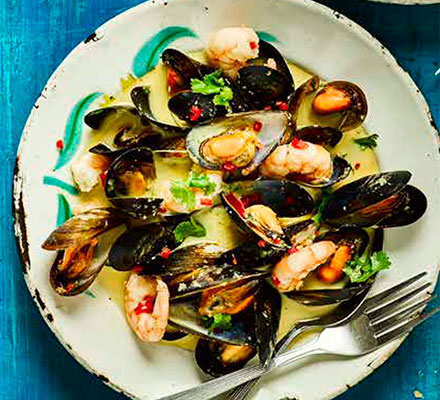 Thai mussels & prawns