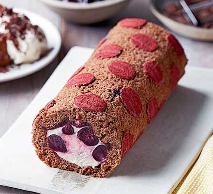 Black forest arctic roll
