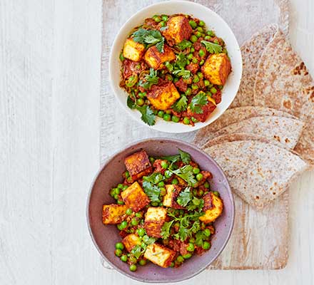 Matar paneer