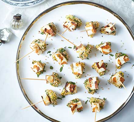 Cheese & pineapple canapés