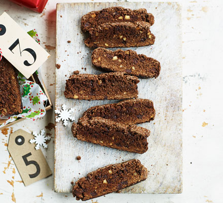 Double chocolate & orange biscotti