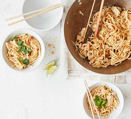 Spicy turkey noodles