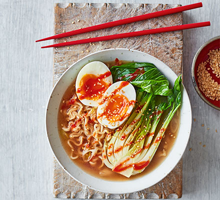 Super-quick sesame ramen