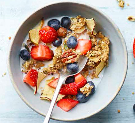 Maple-baked granola