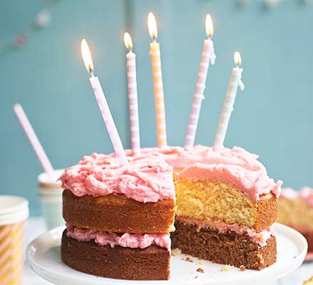 Super-easy birthday cake