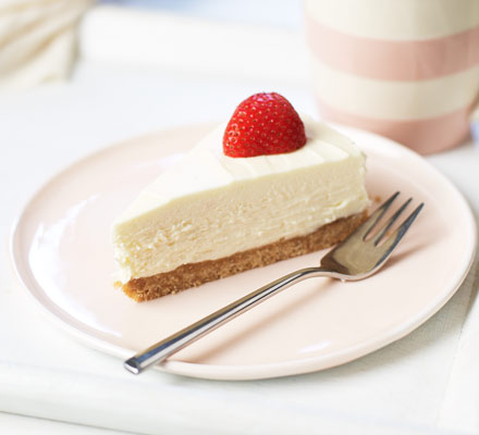 White chocolate cheesecake