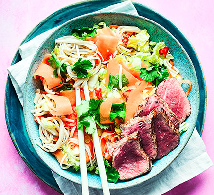 Steak & Vietnamese noodle salad