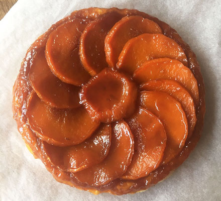 Butternut squash tarte tatin