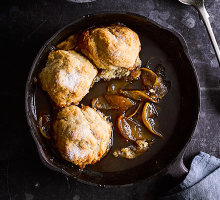 Apple dumpling puddle pudding