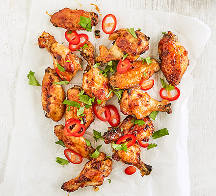 Mango & lime chicken wings