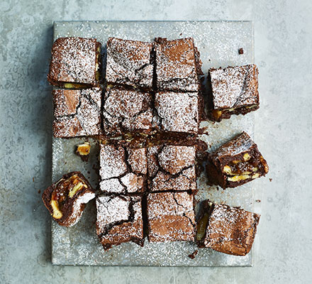 Mince pie brownies