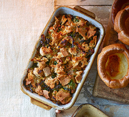 Tuscan sausage, kale & ciabatta stuffing